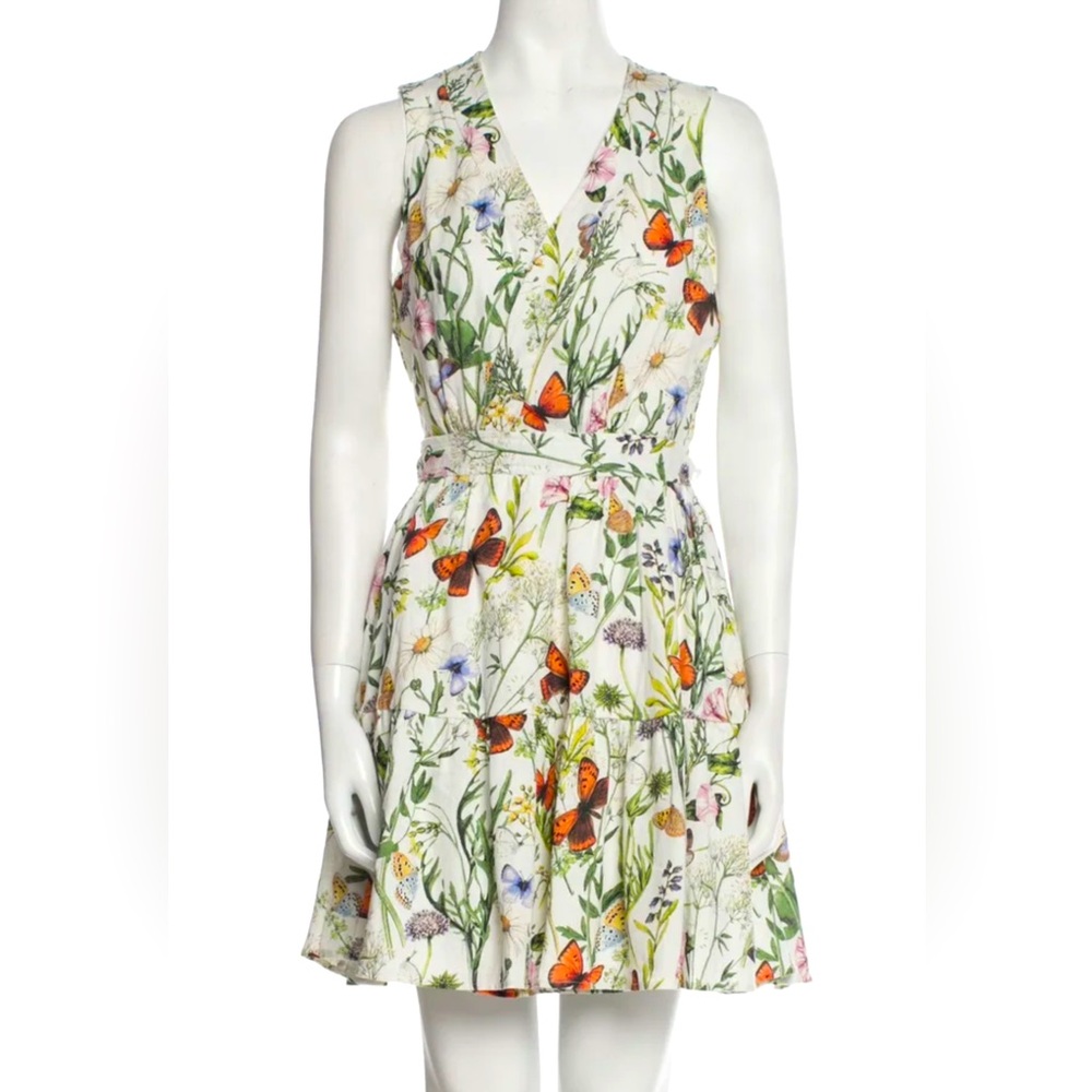 Christian Lacroix Floral Print Mini Dress w/ Tags Size: M